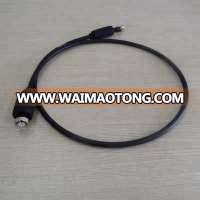 1/2" superflexible jumper cable assembly with 4.3/10 male and 7/16 male connectors with waterproof boots